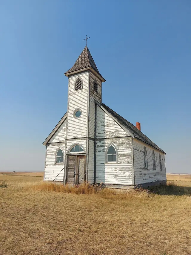 Peace Lutheran Church on the prairie